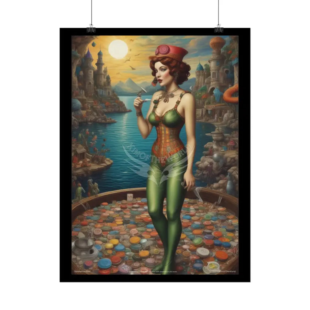 Empowered Lady Art Fashion Mystic Artistic Girls (Bold & Beautiful Female Characters) — Rolled Poster Set Poster