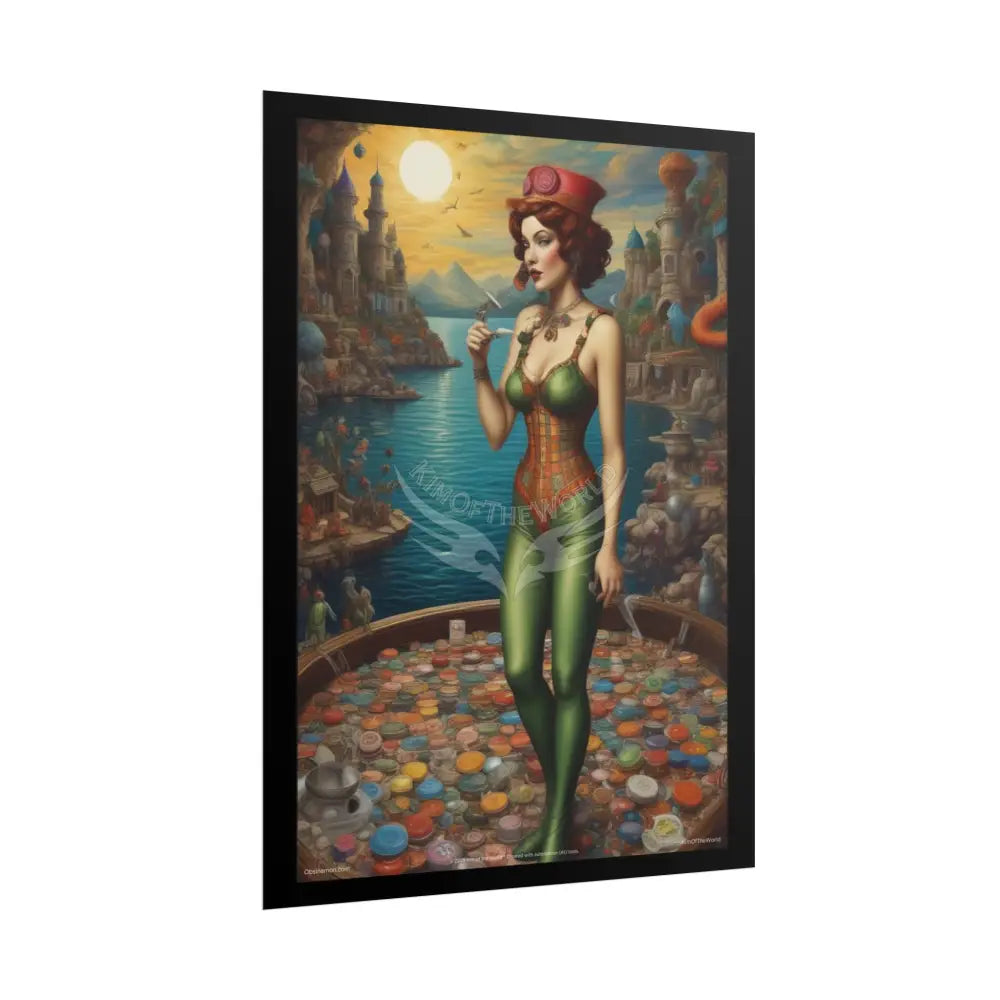 Empowered Lady Art Fashion Mystic Artistic Girls (Bold & Beautiful Female Characters) — Rolled Poster Set Poster