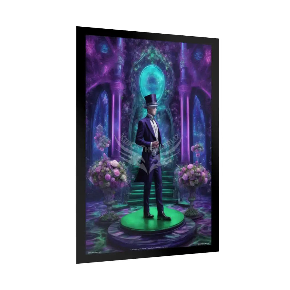 Empowered Men in Fashion Anime Gentleman Art Prints (Bold Male Characters)— Rolled Poster Set Poster