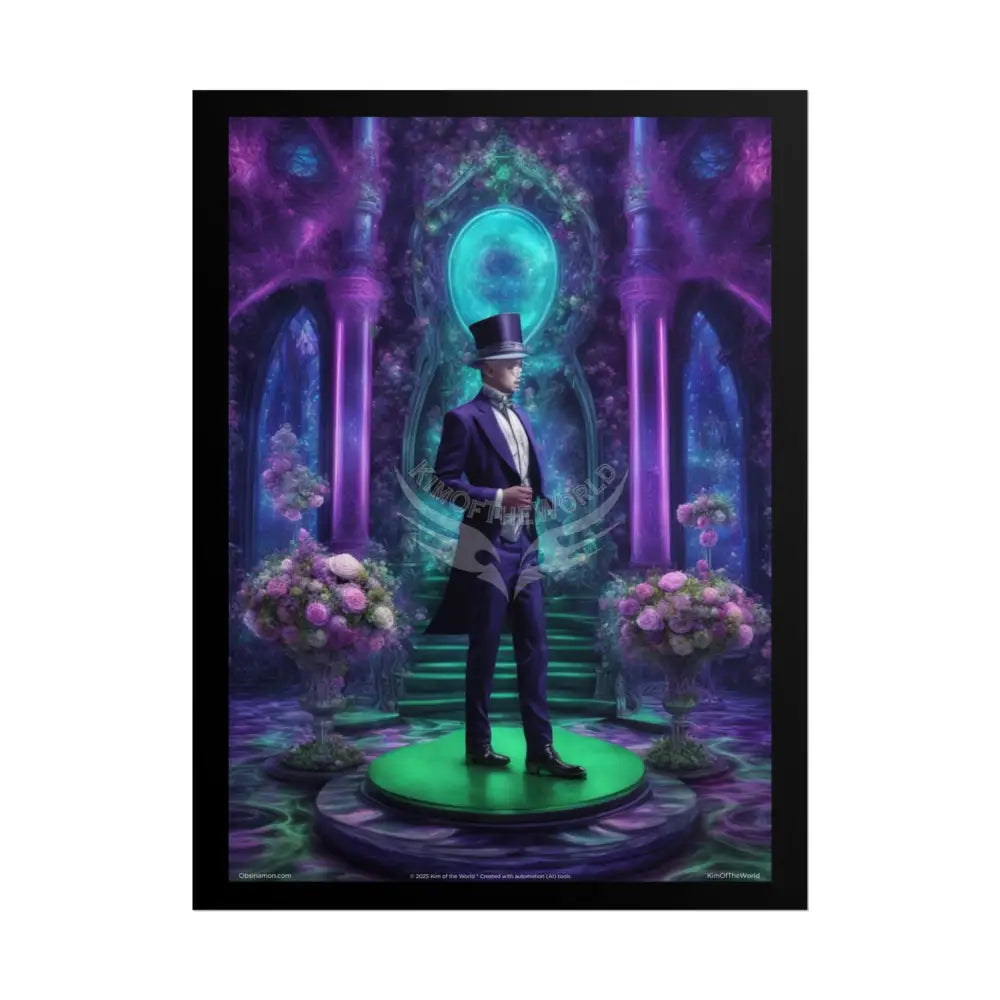 Empowered Men in Fashion Anime Gentleman Art Prints (Bold Male Characters)— Rolled Poster Set 18″ x 24″ (Vertical)