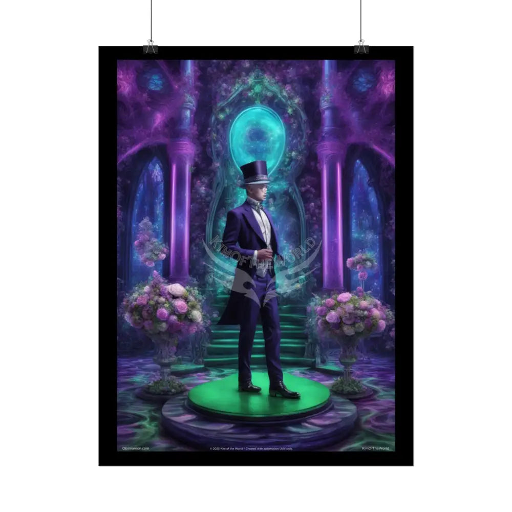 Empowered Men in Fashion Anime Gentleman Art Prints (Bold Male Characters)— Rolled Poster Set Poster