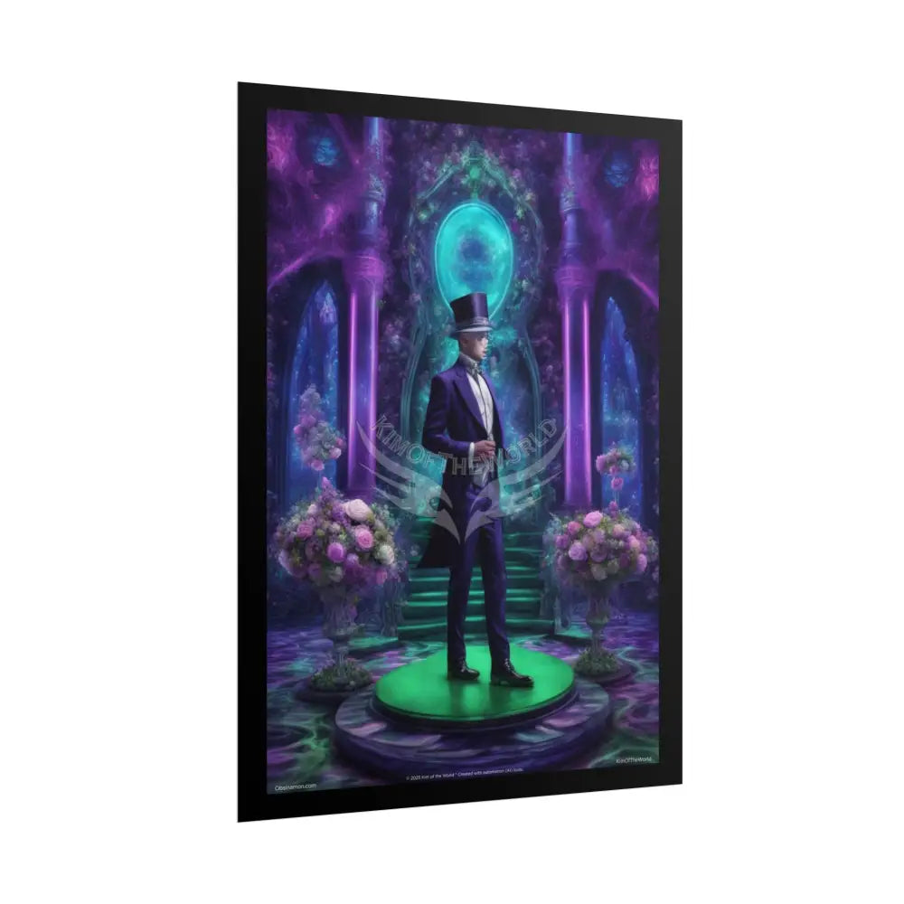 Empowered Men in Fashion Anime Gentleman Art Prints (Bold Male Characters)— Rolled Poster Set Poster