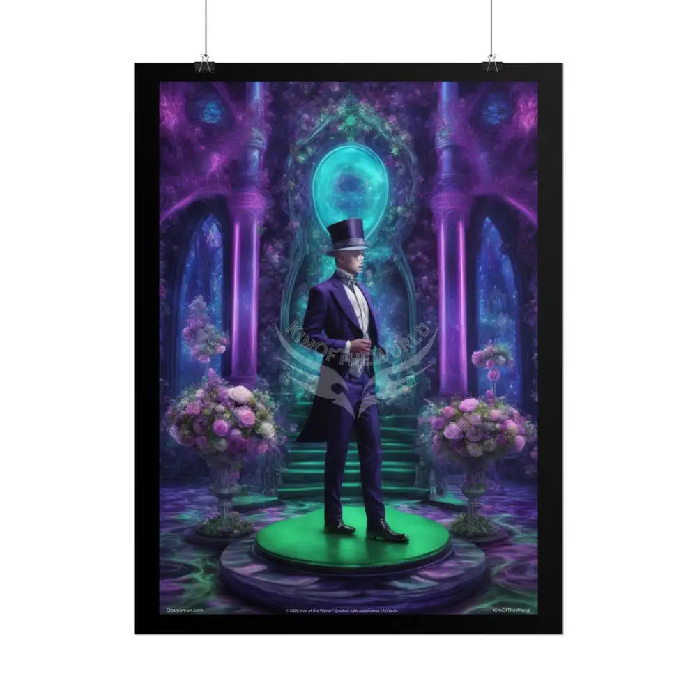 Empowered Men in Fashion Anime Gentleman Art Prints (Bold Male Characters)— Rolled Poster Set Poster