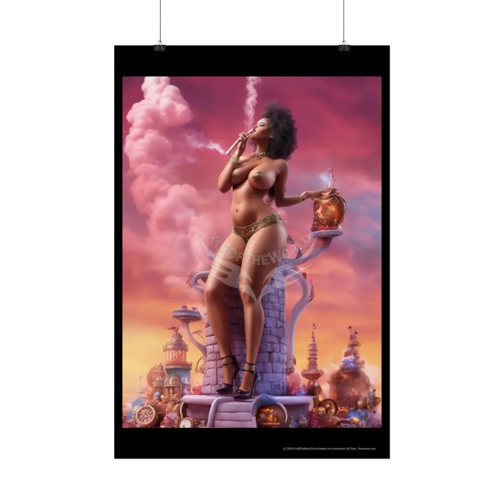 Empowered Weird Women Retro Art Poster — Rolled Poster Poster