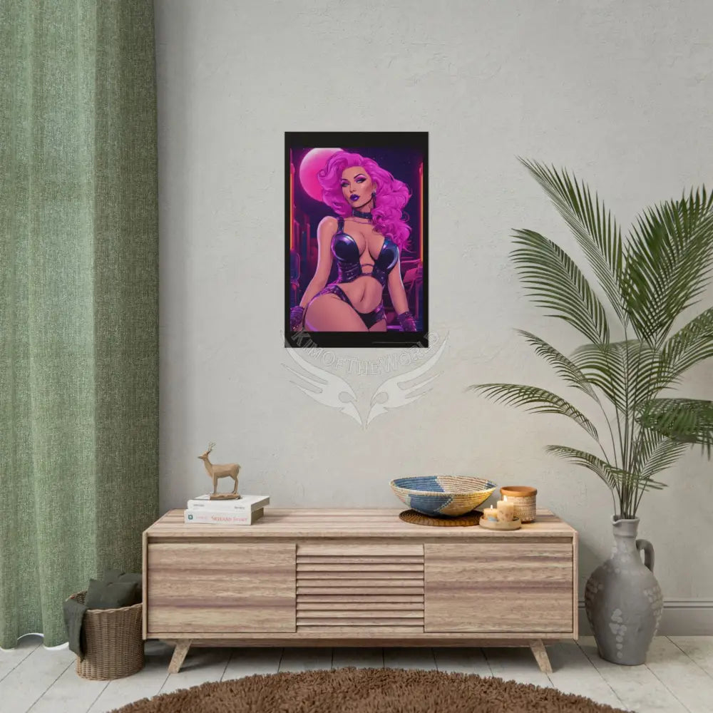 Empowered Weird Women Retro Art Poster — Rolled Poster Poster