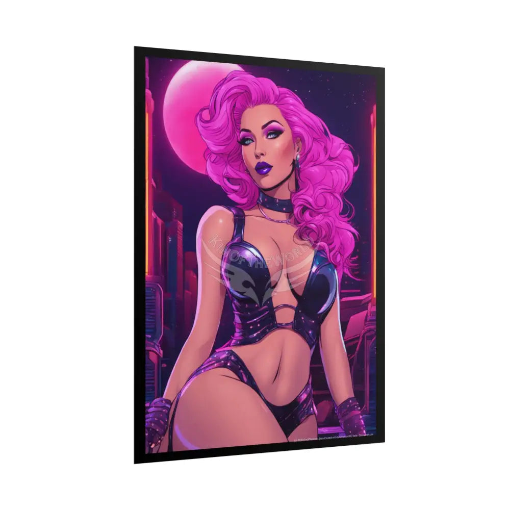 Empowered Weird Women Retro Art Poster — Rolled Poster Poster