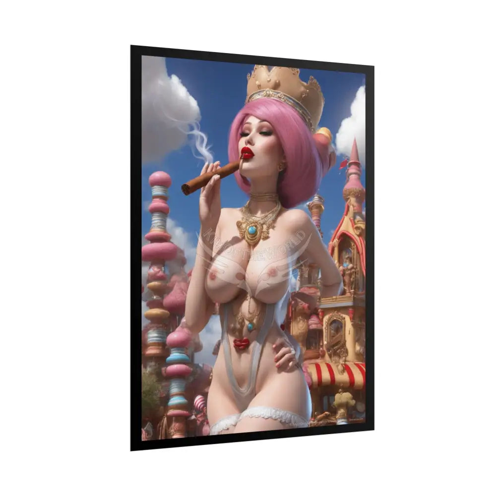 Empowered Weird Women Retro Art Poster — Rolled Poster Poster