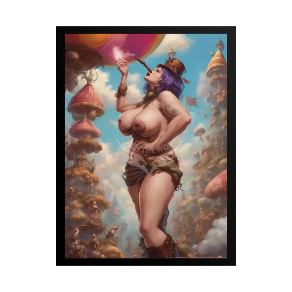 Empowered Weird Women Retro Art Poster — Rolled Poster 18″ x 24″ (Vertical) / Matte Poster