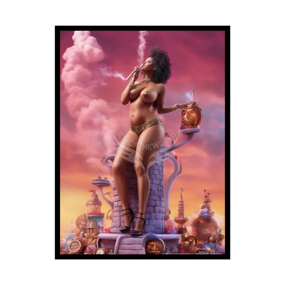 Empowered Weird Women Retro Art Poster — Rolled Poster 18″ x 24″ (Vertical) / Semi Glossy Poster