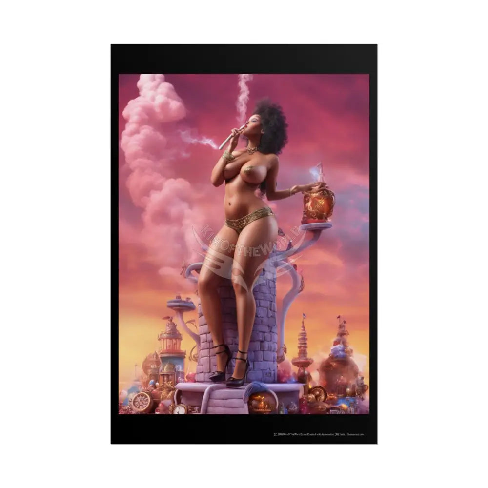 Empowered Weird Women Retro Art Poster — Rolled Poster 20″ x 30″ (Vertical) / Matte Poster