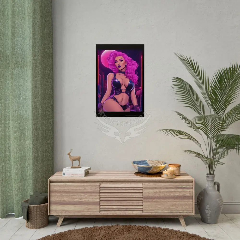 Empowered Weird Women Retro Art Poster — Rolled Poster Poster