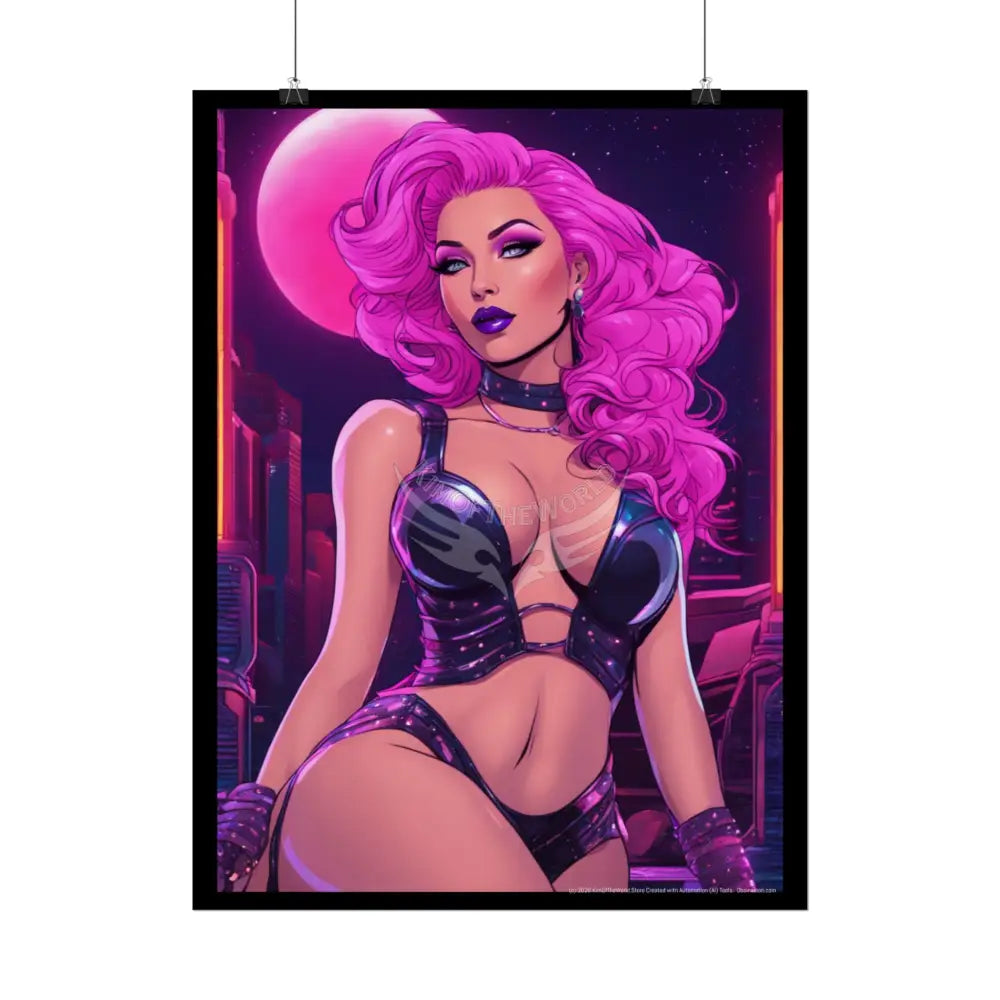 Empowered Weird Women Retro Art Poster — Rolled Poster Poster