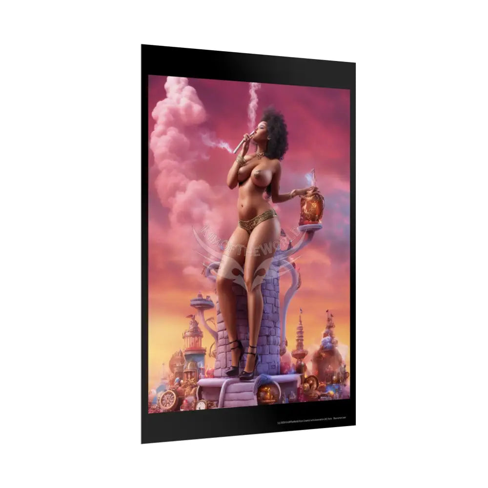 Empowered Weird Women Retro Art Poster — Rolled Poster Poster