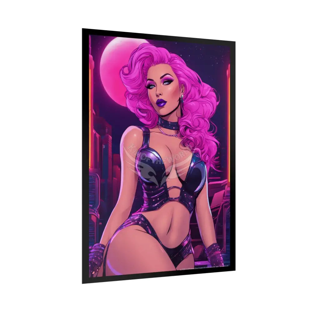 Empowered Weird Women Retro Art Poster — Rolled Poster Poster
