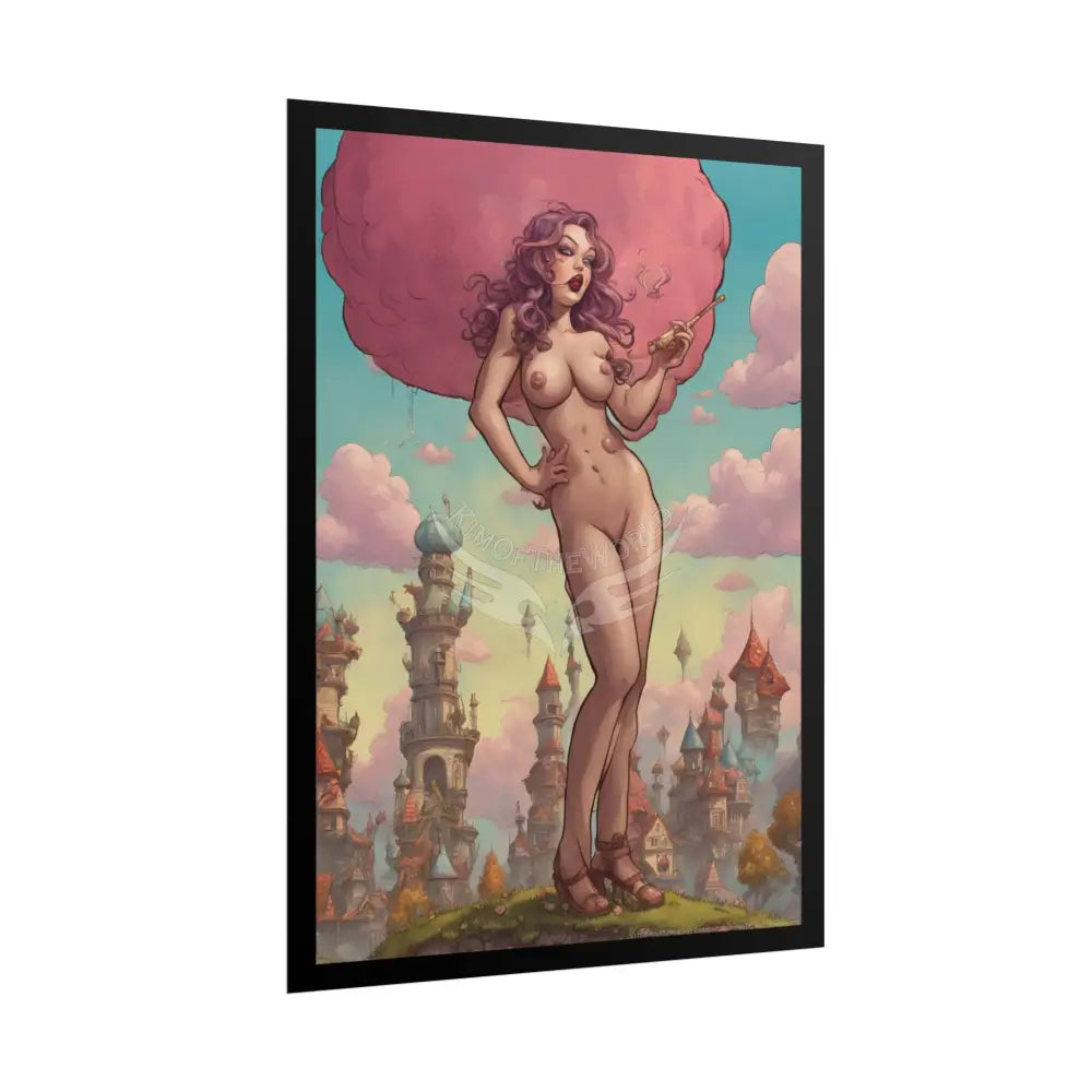 Empowered Weird Women Retro Art Poster — Rolled Poster Poster