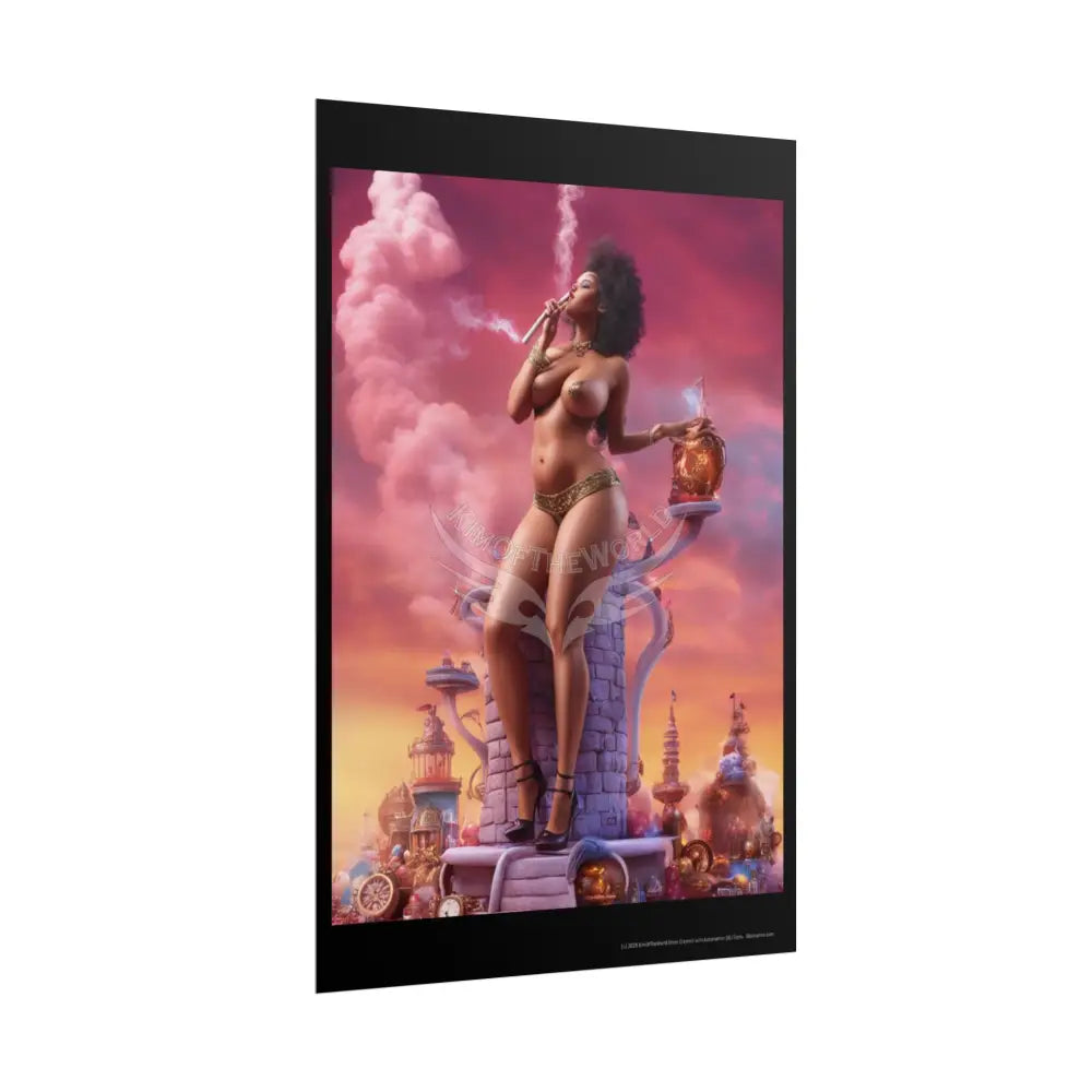 Empowered Weird Women Retro Art Poster — Rolled Poster Poster