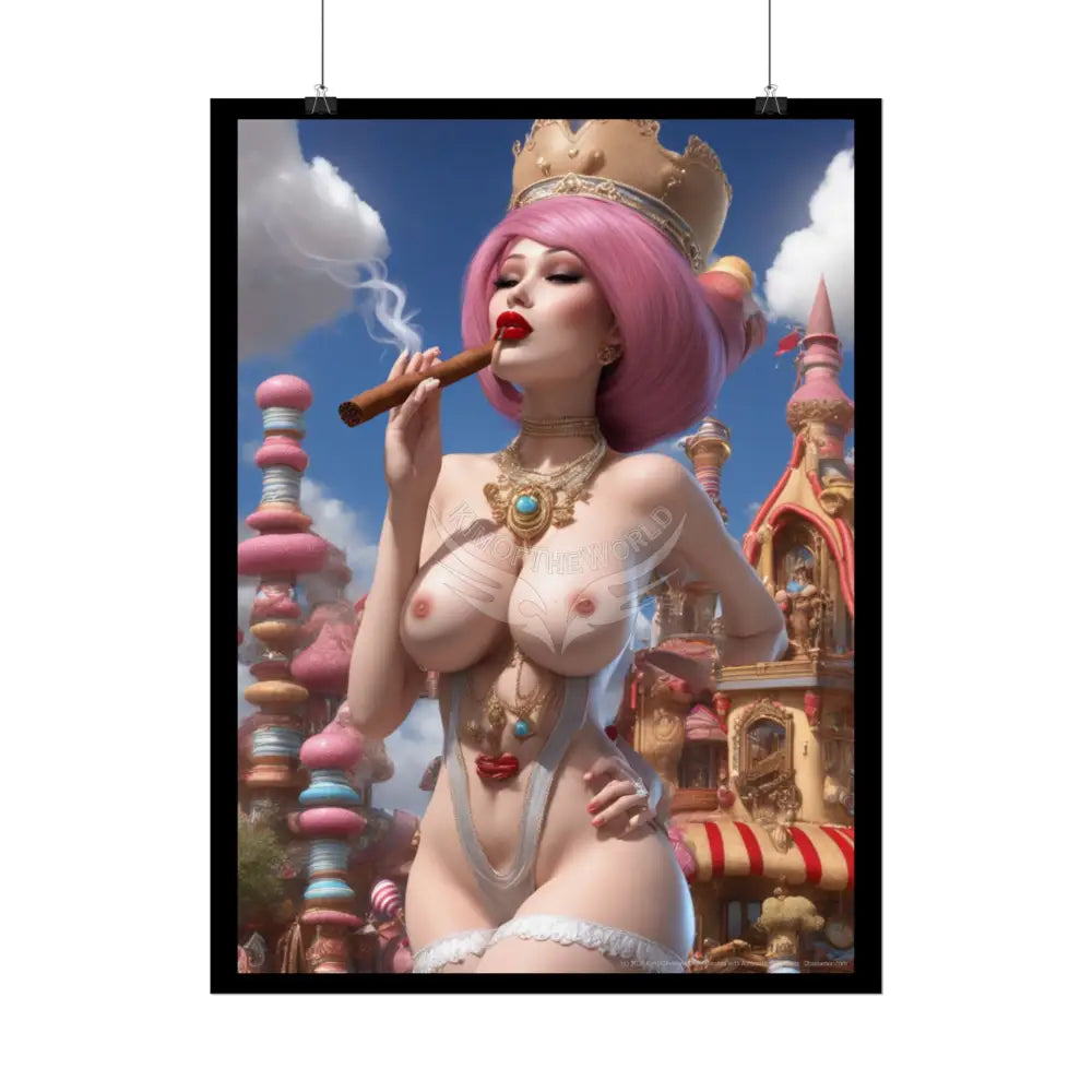 Empowered Weird Women Retro Art Poster — Rolled Poster Poster