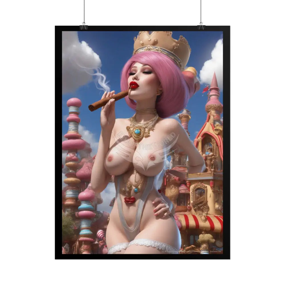 Empowered Weird Women Retro Art Poster — Rolled Poster Poster