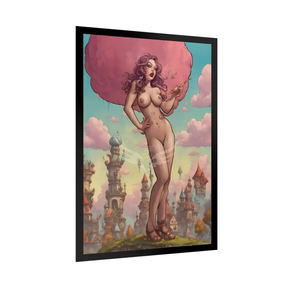 Empowered Weird Women Retro Art Poster — Rolled Poster Poster
