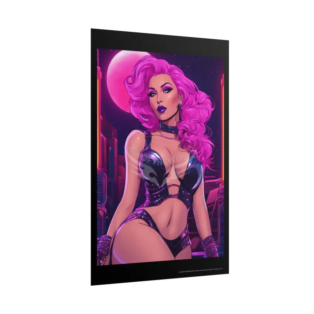 Empowered Weird Women Retro Art Poster — Rolled Poster Poster
