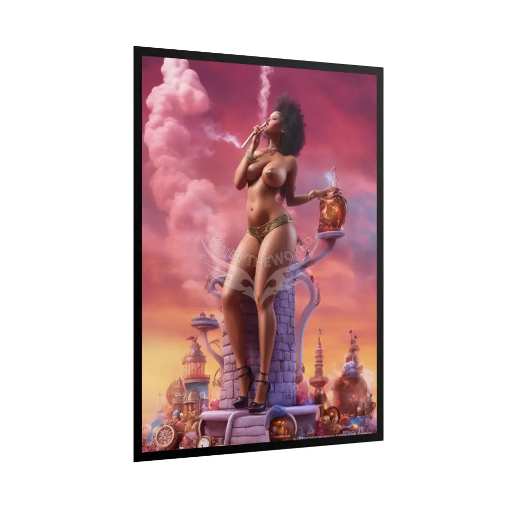 Empowered Weird Women Retro Art Poster — Rolled Poster Poster