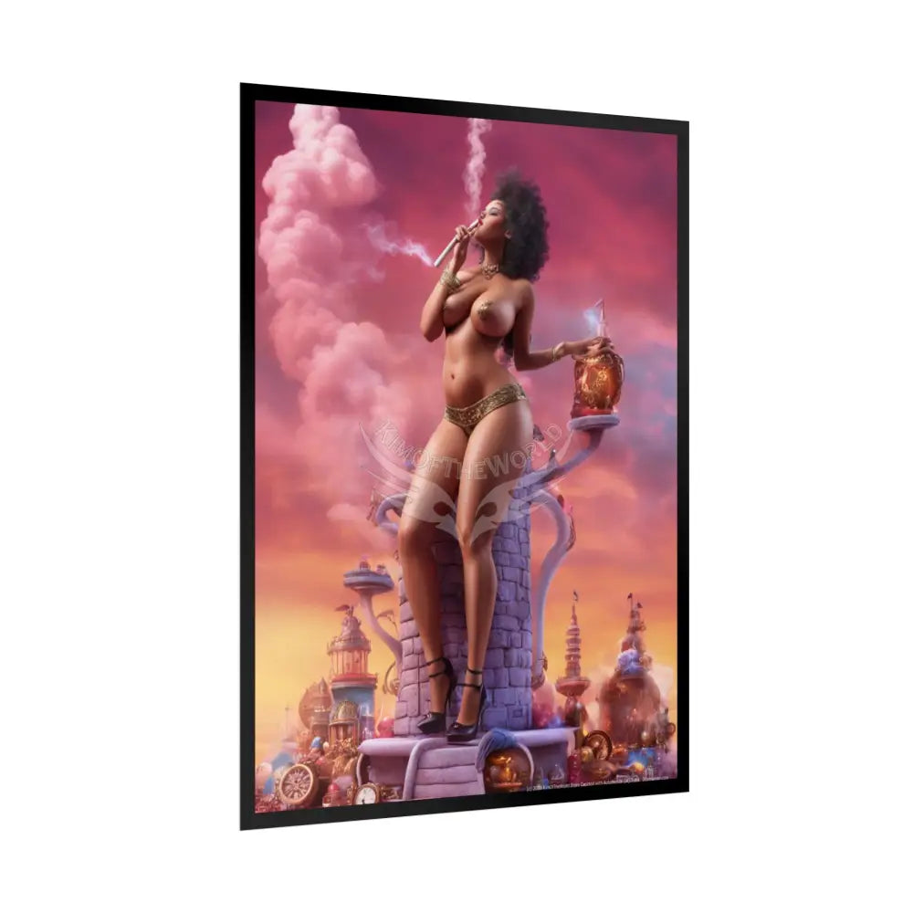 Empowered Weird Women Retro Art Poster — Rolled Poster Poster