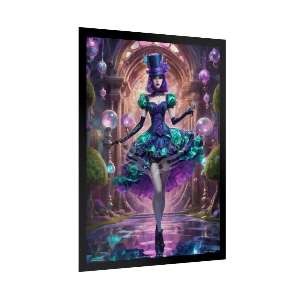 Empowered Woman Art Prints (Bold & Beautiful Female Characters) Weird Stiletto Fetish Shoe — Rolled Poster Set Poster