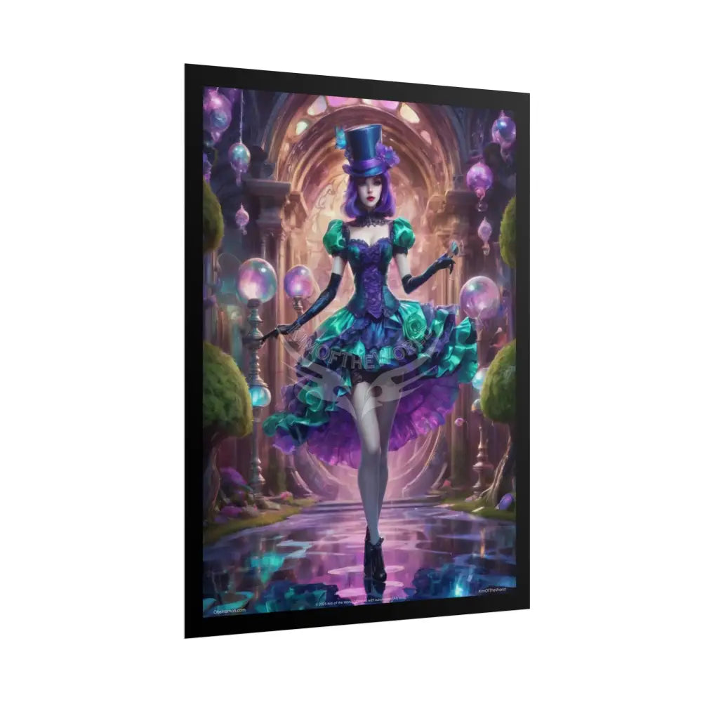 Empowered Woman Art Prints (Bold & Beautiful Female Characters) Weird Stiletto Fetish Shoe — Rolled Poster Set Poster