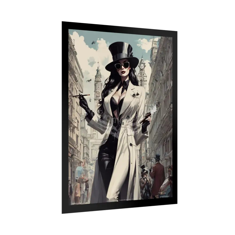 Empowered Women Art Prints (Bold Female Characters)— Rolled Poster Set Poster