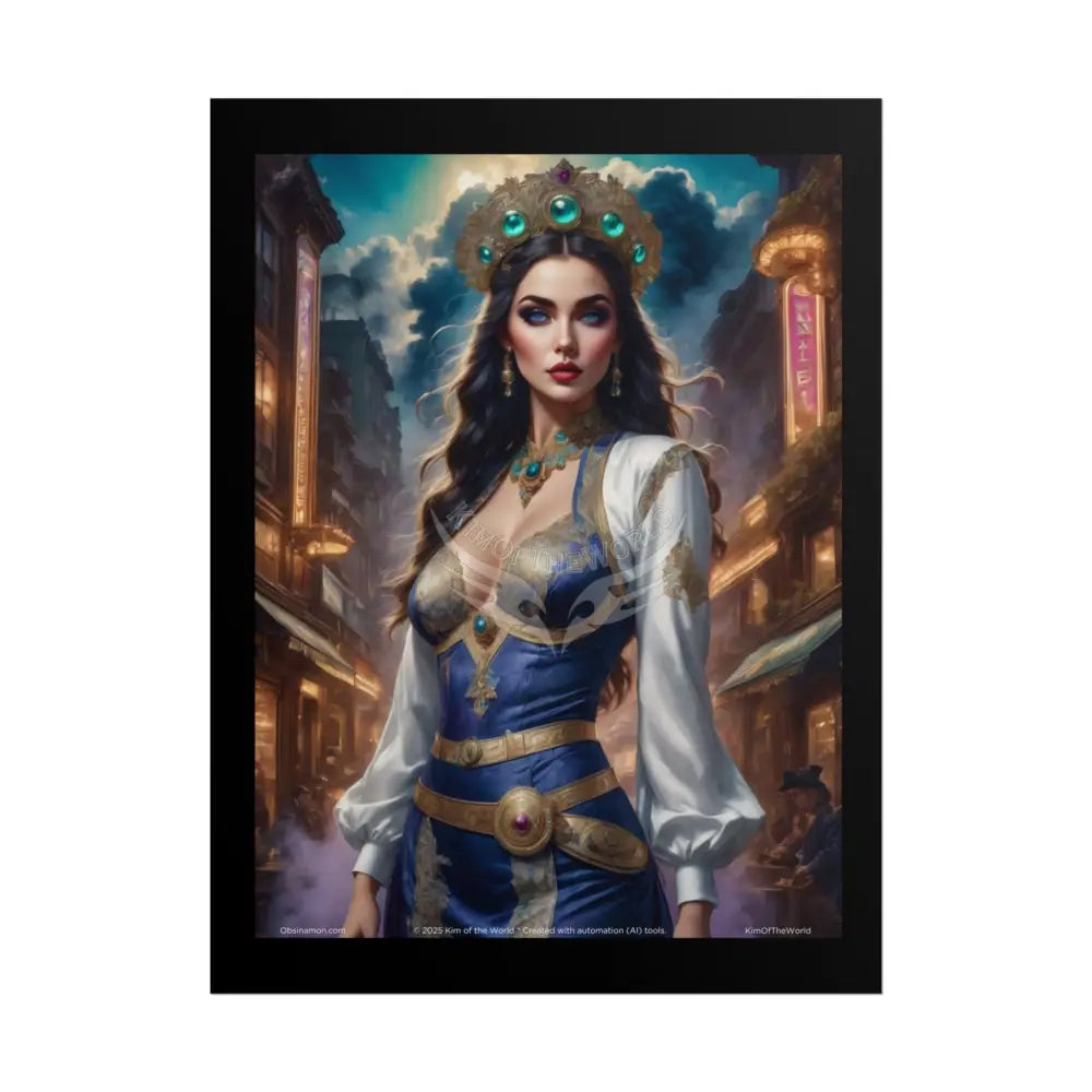 Empowered Women Giantess Art Prints (Bold Female Giant Characters)— Rolled Poster Set 18″ x 24″ (Vertical) / Matte