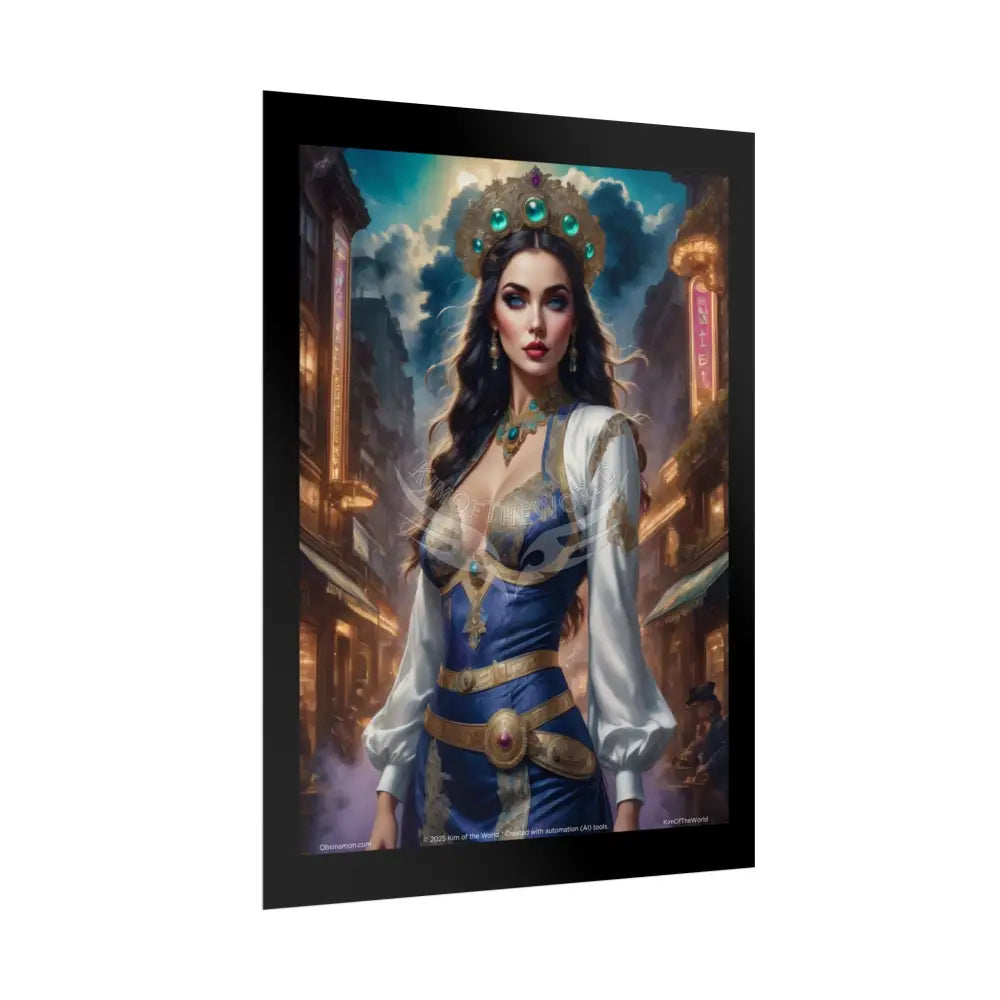 Empowered Women Giantess Art Prints (Bold Female Giant Characters)— Rolled Poster Set Poster
