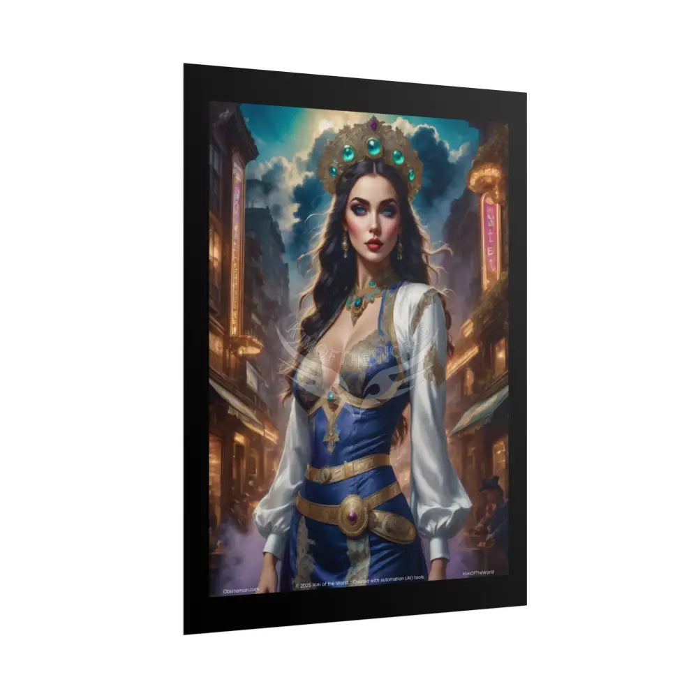 Empowered Women Giantess Art Prints (Bold Female Giant Characters)— Rolled Poster Set Poster