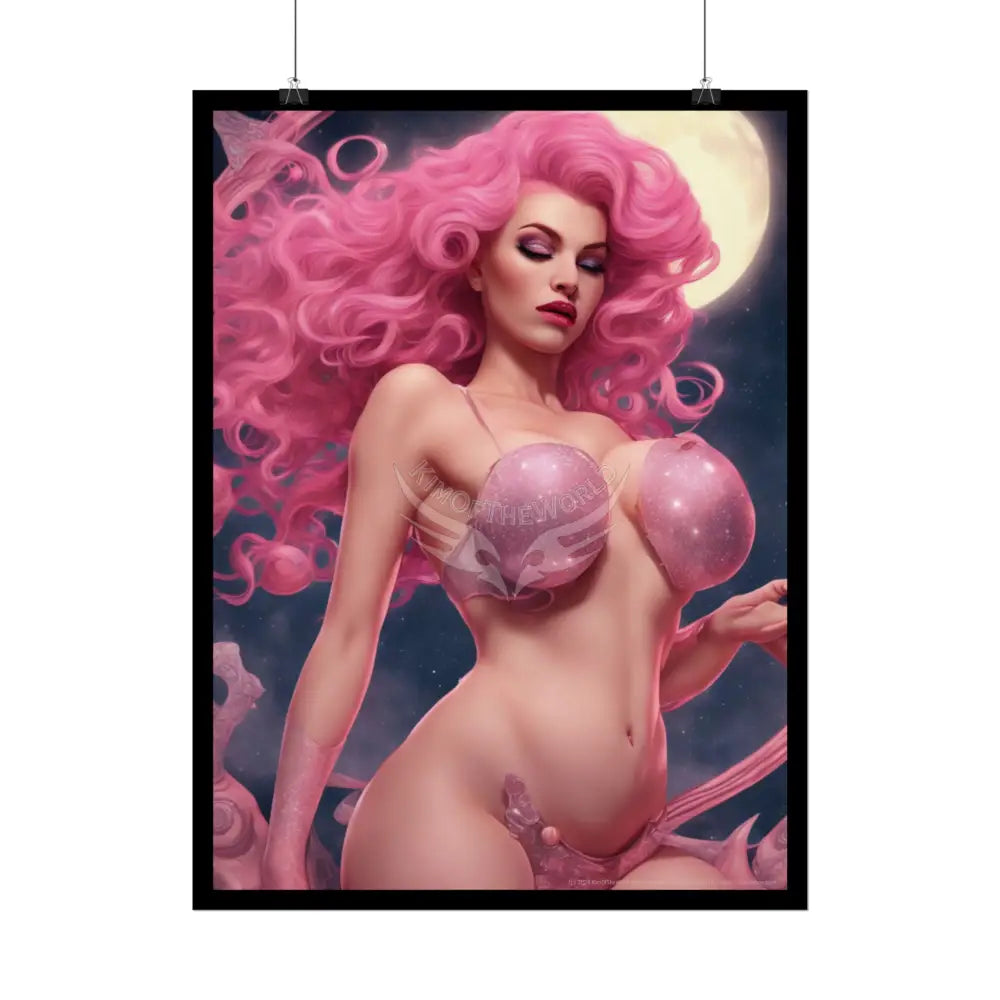 Empowered Women Retro Art Poster — AI Girls Rolled Poster Poster