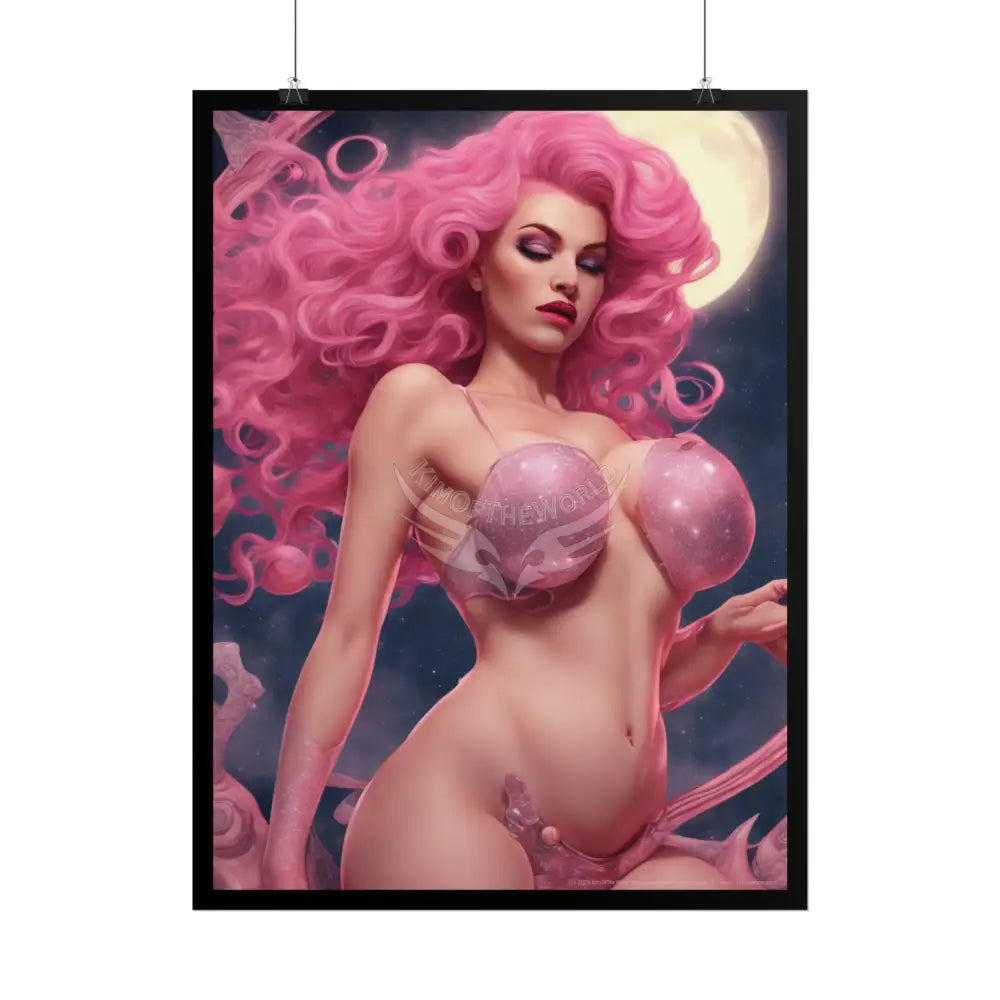 Empowered Women Retro Art Poster — AI Girls Rolled Poster Poster