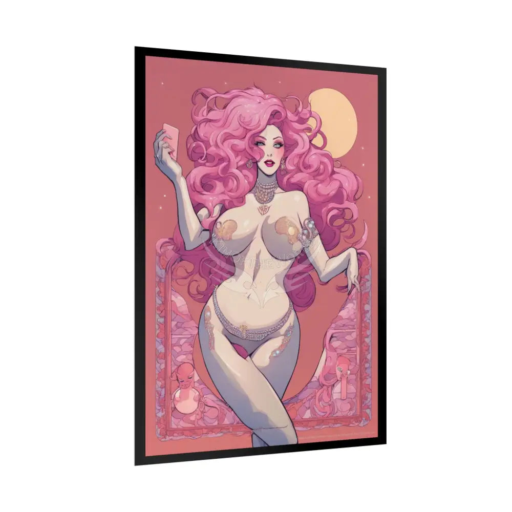 Empowered Women Retro Art Poster — AI Girls Rolled Poster Poster