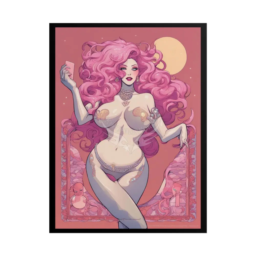 Empowered Women Retro Art Poster — AI Girls Rolled Poster 18″ x 24″ (Vertical) / Matte Poster