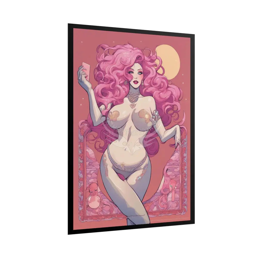 Empowered Women Retro Art Poster — AI Girls Rolled Poster Poster