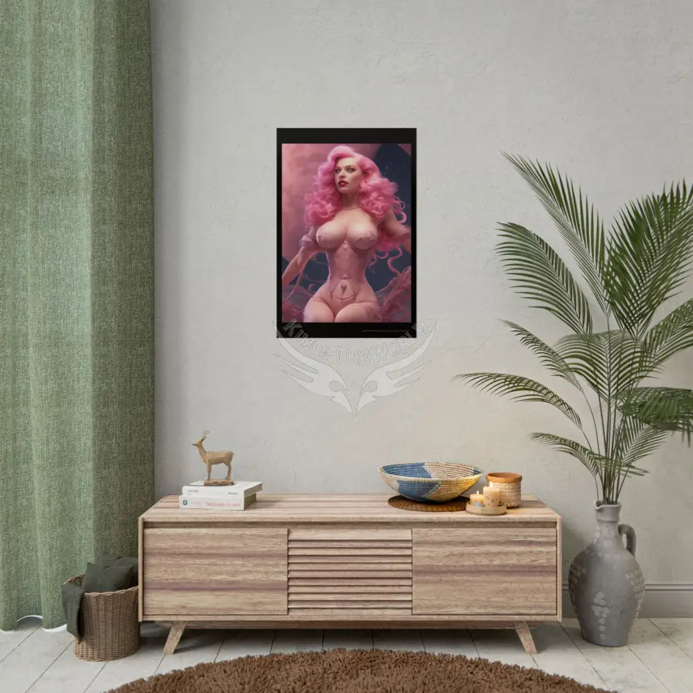 Empowered Women Retro Art Poster — AI Girls Rolled Poster Poster