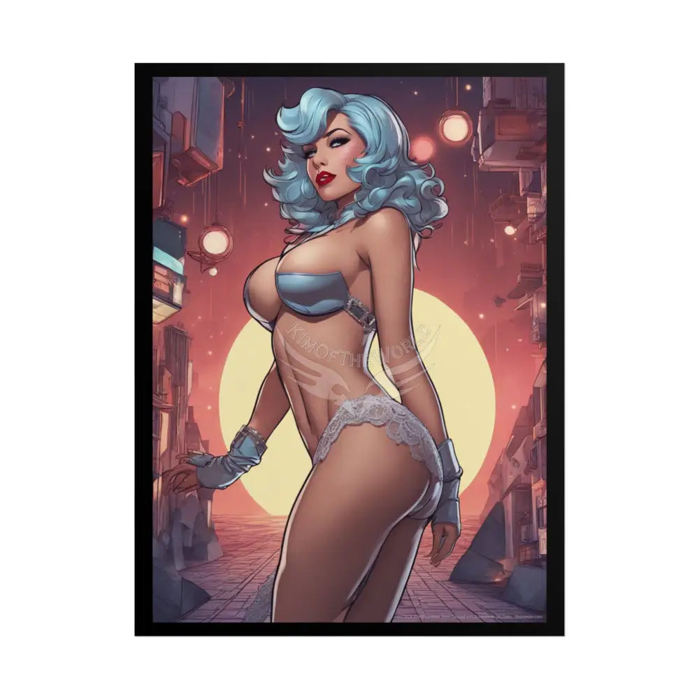 Empowered Women Retro Art Poster — Rolled Poster 18″ x 24″ (Vertical) / Matte Poster