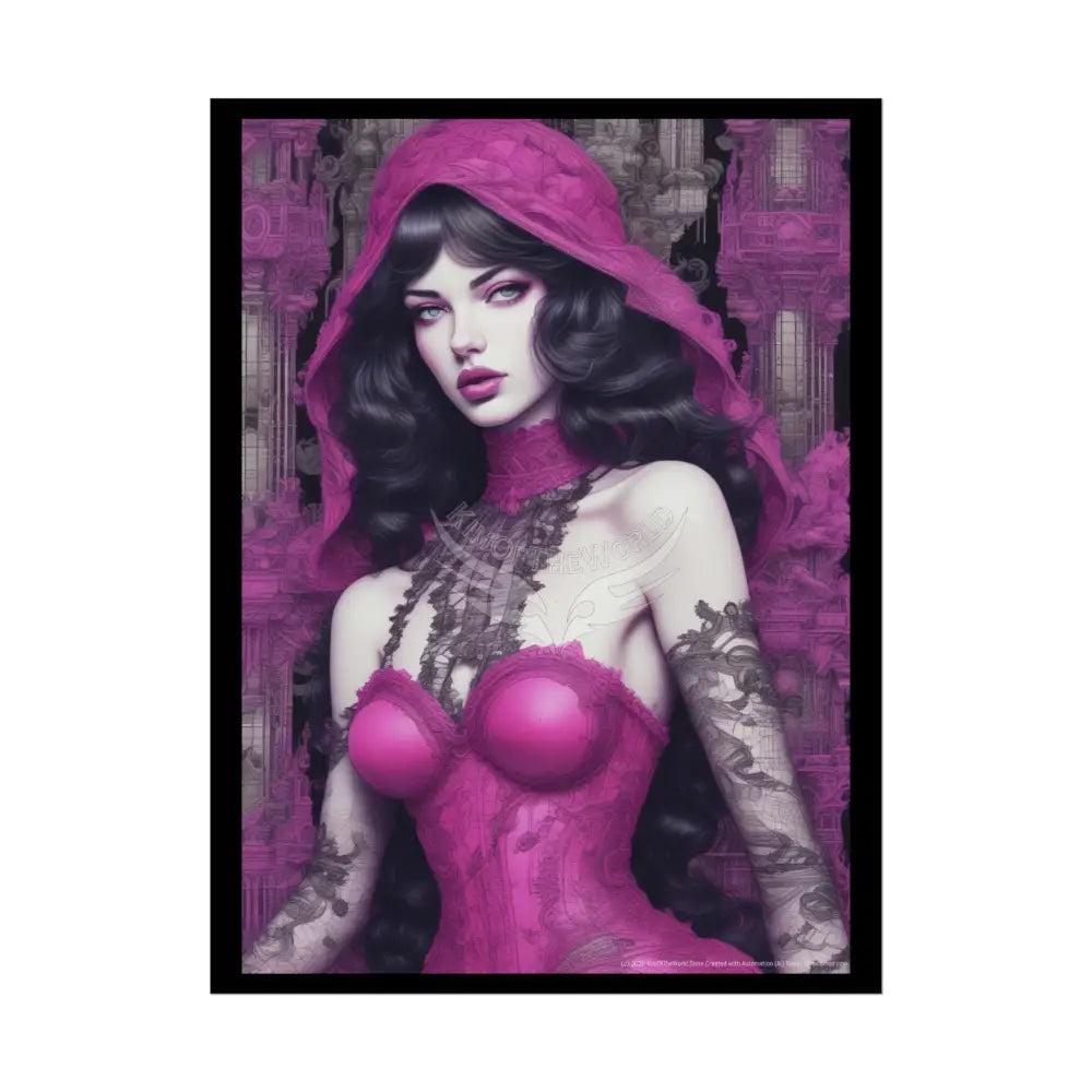 Empowered Women Retro Art Poster — Rolled Poster 18″ x 24″ (Vertical) / Semi Glossy Poster
