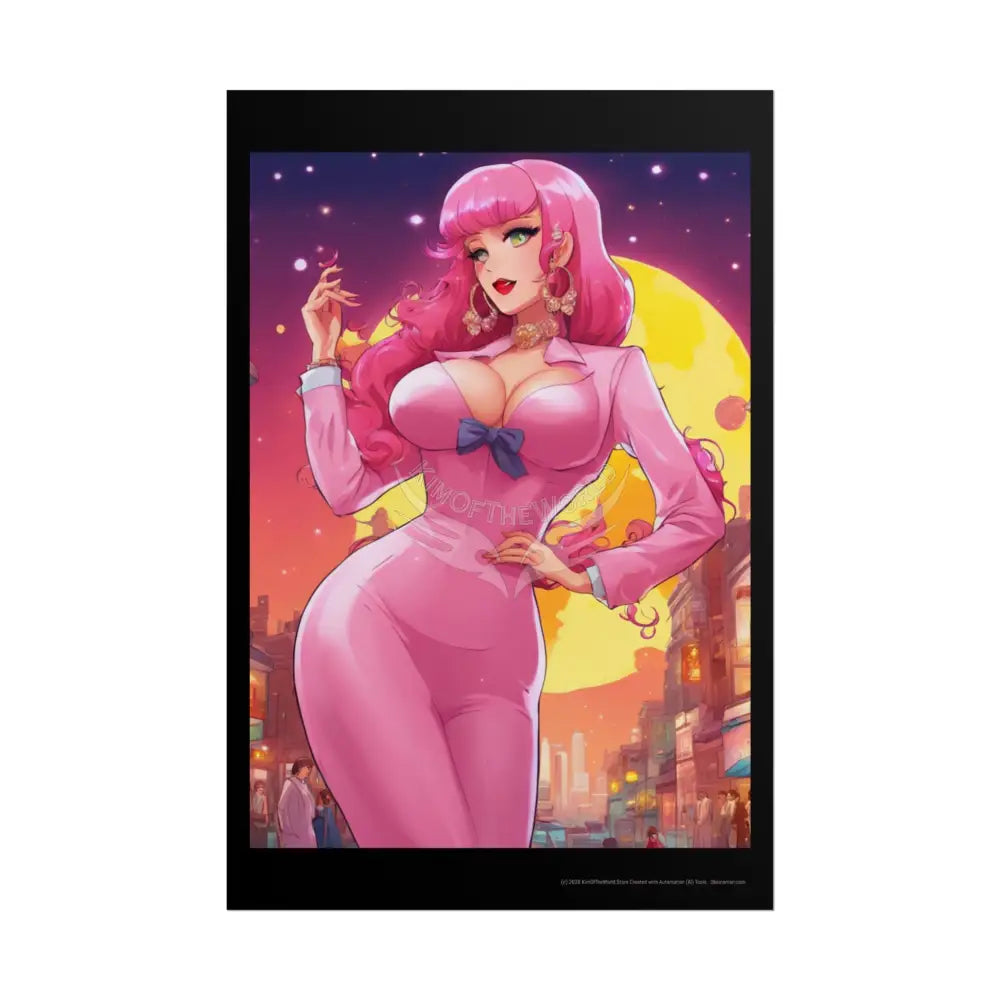 Empowered Women Retro Art Poster — Rolled Poster 20″ x 30″ (Vertical) / Matte Poster