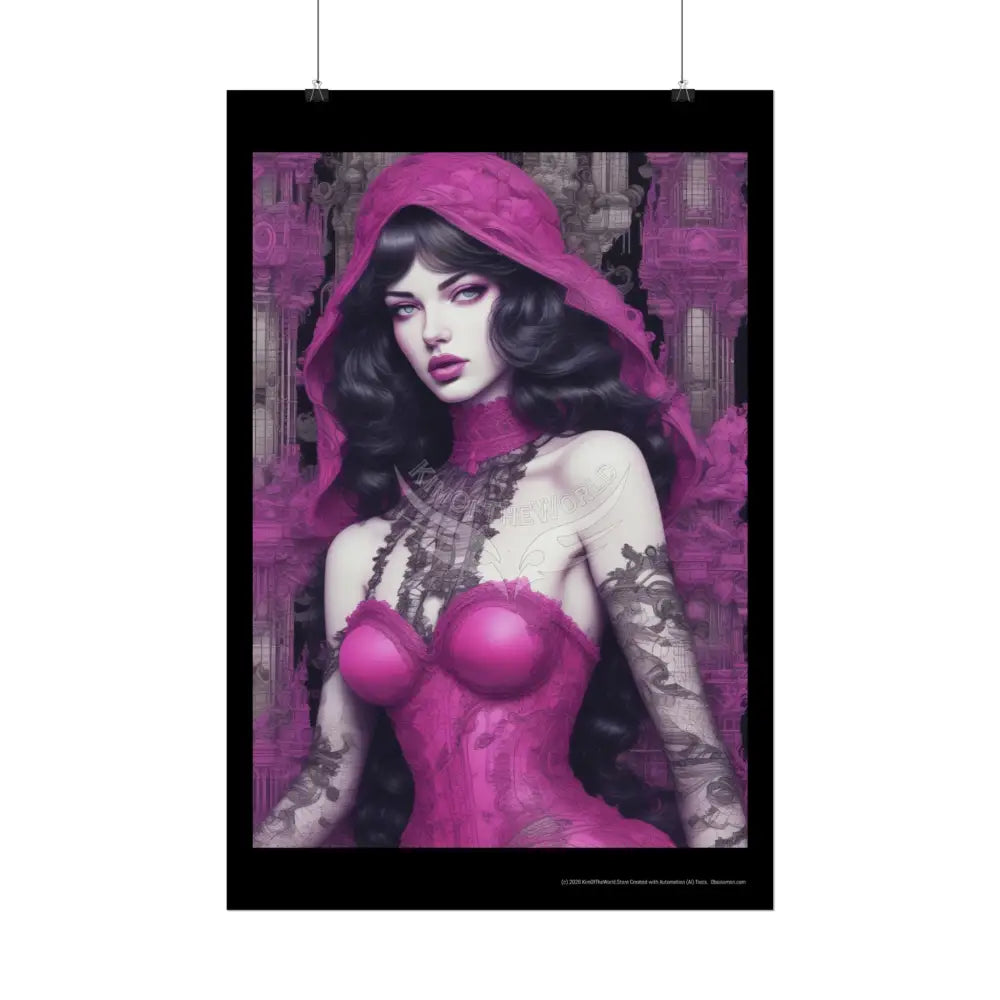 Empowered Women Retro Art Poster — Rolled Poster Poster