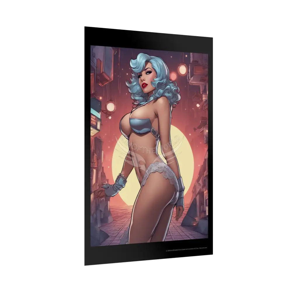 Empowered Women Retro Art Poster — Rolled Poster Poster