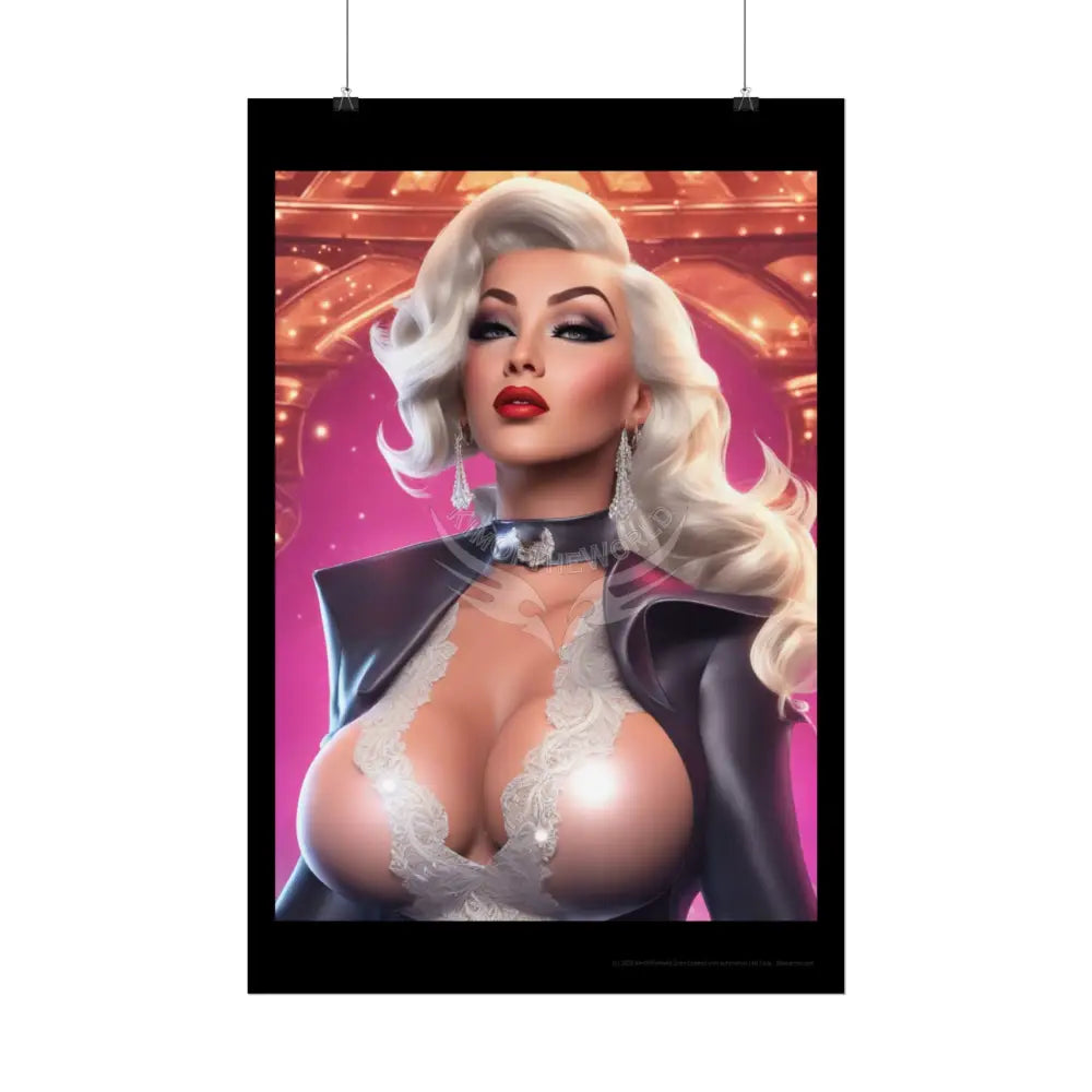 Empowered Women Retro Art Poster — Rolled Poster Poster