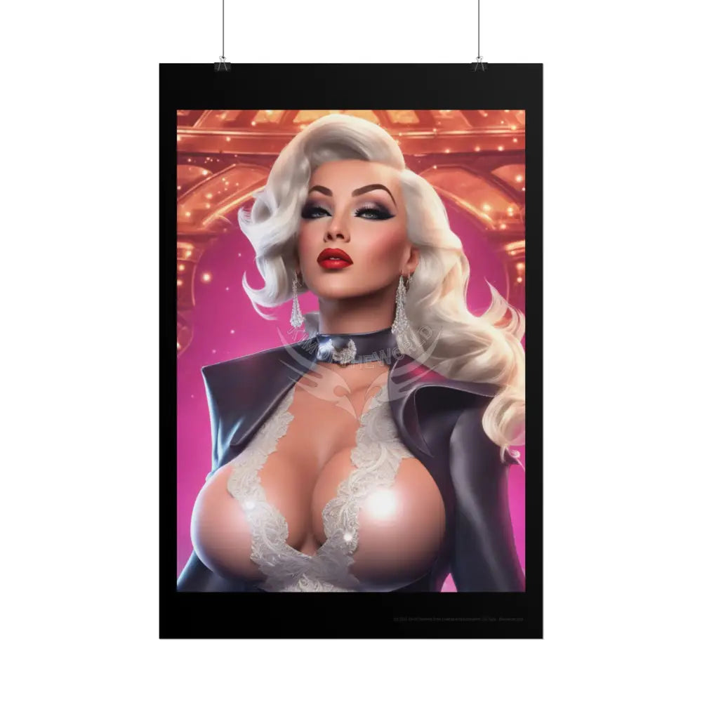 Empowered Women Retro Art Poster — Rolled Poster Poster