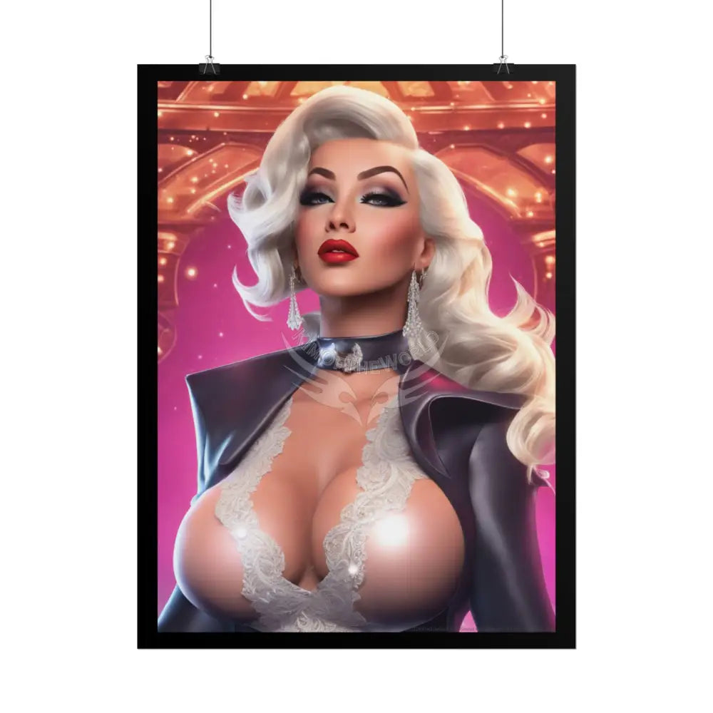 Empowered Women Retro Art Poster — Rolled Poster Poster