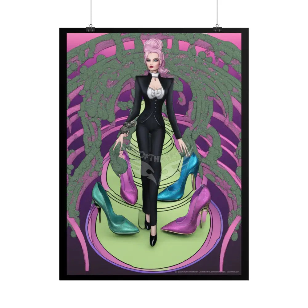 Empowered Women Retro Art Poster — Rolled Poster Poster