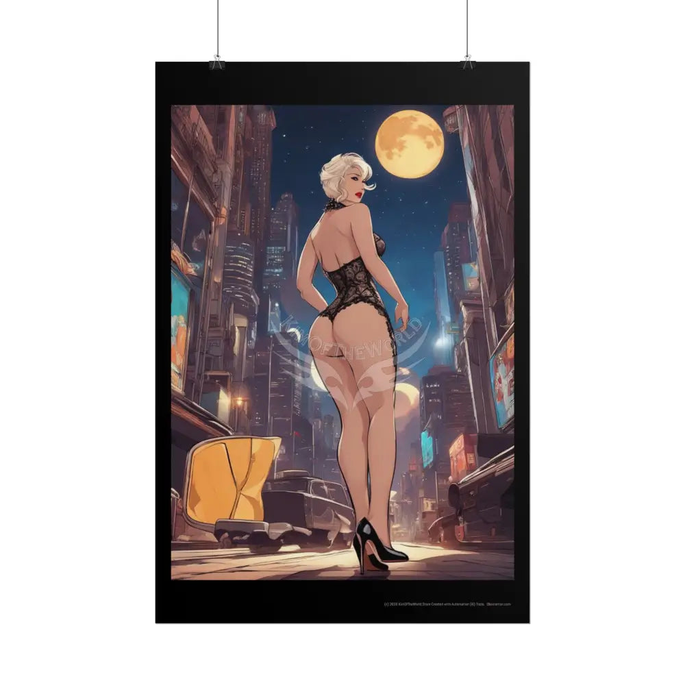 Empowered Women Retro Art Poster — Rolled Poster Poster