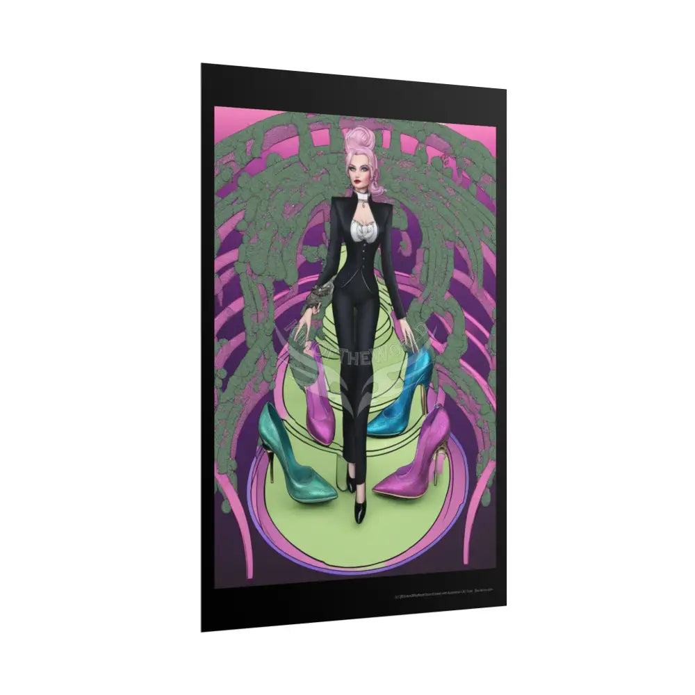 Empowered Women Retro Art Poster — Rolled Poster Poster