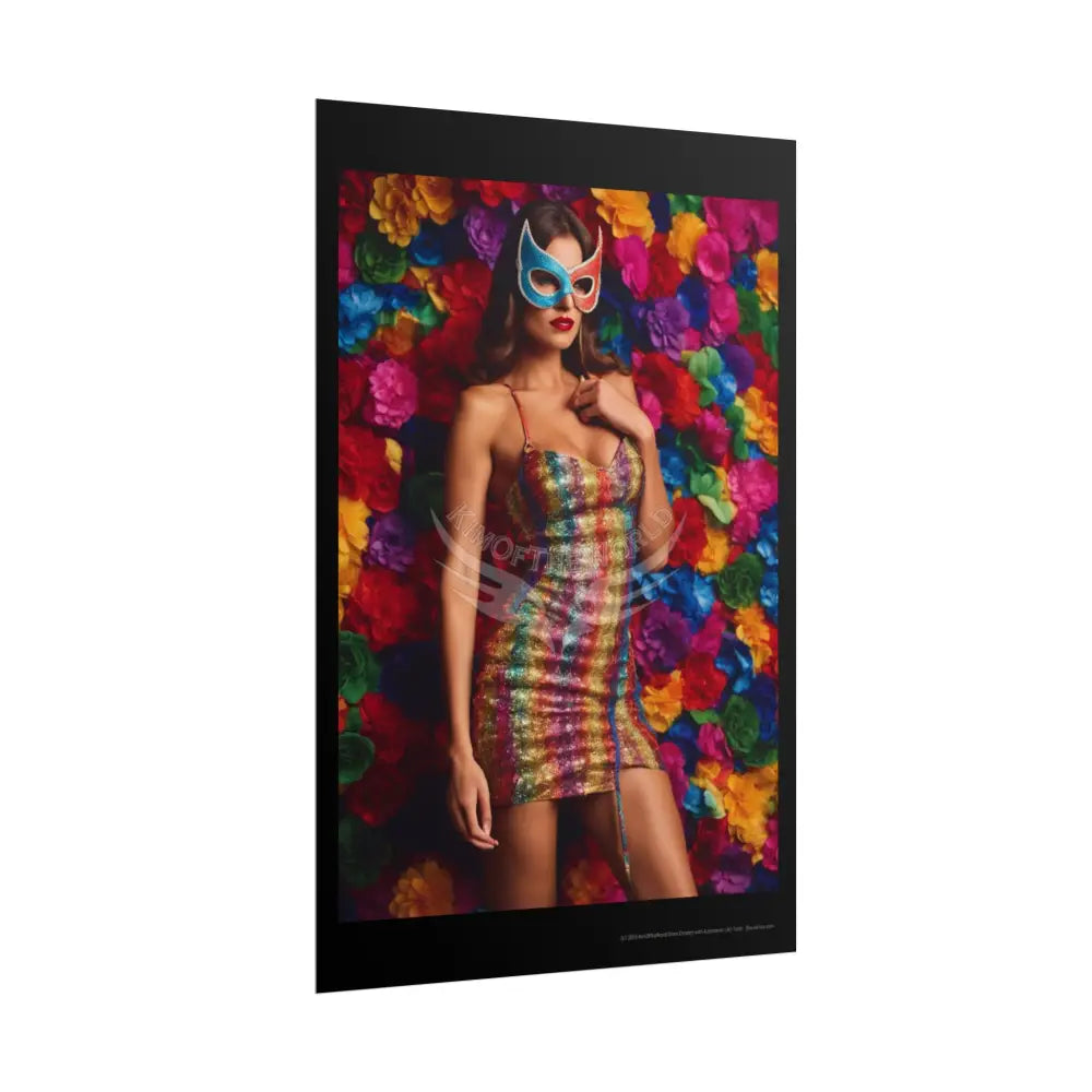 Empowered Women Retro Art Poster — Rolled Poster Poster